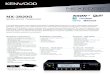 NX-3920G - comms.kenwood.com · NX-3920G 800 MHz DIGITAL TRANSCEIVER One Radio with Multi-Protocol Support This adaptable mobile radio supports both NXDN and DMR digital protocols