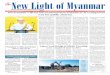 New Light of Myanmar - Burma Library · 2013. 2. 1. · more assistances. For the development of livestock sector, cash and neces-sary assistances would be provided. On 19-1-2013,
