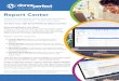 Report Center · Create Charts/Graphs 100% Control over fonts, field placement, size, and formatting Create Custom Calculations Create Dashboard Widgets/KPIs Compare DonorPerfect’s