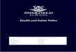 Health and Safety Policy - sherfieldschool.co.uk Health and Safet… · Health and Safety Policy General Statement SHERFIELD SCHOOL Health and Safety Policy aims to ensure that, so