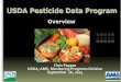 Chris Pappas USDA, AMS, Monitoring Programs Division ...mda.maryland.gov/Documents/USDA_PDP_Presentation.pdf · 13,000-15,000 samples tested annually To date, 102 commodities sampled