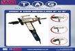 T A G...high volume heavy duty bevelling applications, on site, or in the fabshop. PREP 8 Portable Pipe Bevelling Machine T A G FEATURES & ADVANTAGES RANGE: 50 to 207mm i/d Tel: +44