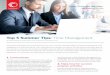 Top 5 Summer Tips: Time Management - lexisnexis.com€¦ · Top 5 Summer Tips: Time Management This practice note outlines five practical tips you can use as a summer associate to