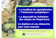 Le certificat de spécialisation « Technicien cynégétique » • Le … · 2019. 3. 25. · I. Principes généraux de la VAE et sa mise en œuvre au Ministère de l’Agriculture