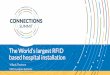 The World’s largest RFID based hospital installation · 2018. 3. 3. · AIRLINES & AIRPORTS ... End 2017: 2,406 readers - end of 2018: 3500 - 2019: 4000 End 2017: 5,449 antennas