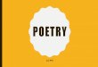 POETRY - The Iver Village Junior School · 2020. 6. 3. · cinquain poem with your partner. The topic of your poem will be Beach. Close your eyes and think of as many words to do