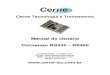 Manual do Usuário Conversor RS232 – RS485 5 · Conversor RS232 – RS485. 2.3 Posicionamento da Placa 1 – Entrada DC, GND, Controle (0 – Transmitindo e 1 – Recebendo), Tx