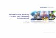 Infrastructure Working Council (IWC) Meeting Presentations Two... · Day Two June 9, 2016 Infrastructure Working Council (IWC) Meeting Presentations. ... policy/programmatic recommendations