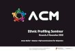 Ethnic Profiling Seminar · The Commission for Equality and Against Racial Discrimination (CICDR) is a specialized body in the fight against racial discrimination, working closely