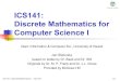 University of Hawaii ICS141: Discrete Mathematics for ...janst/141/lecture/25-Combinatorics2.pdf5.3 Permutations and Combinations 5.4 Binomial Coefficients 5.5 Generalized Permutations