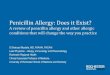 Penicillin Allergy: Does it Exist? CME March 2019.pdfWhat We Treat Chronic rhinitis • Allergic and non-allergic Chronic sinusitis Asthma Adverse reactions to foods Atopic dermatitis