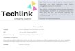 Techlink Portfolio V1 - ozlance.com.au€¦ · Mobile Application Project •Gold Star Metals and Metax -QleverSnap Technology –NodeJS, HTML5/CSS3 Application Platform–Android