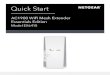 AC1900 WiFi Mesh Extender Essentials Edition · answer the security questions you set up during the initial setup. If you forgot the answers to your security questions, you can set