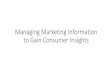 Managing Marketing Information to Gain Consumer Insights€¦ · Essential Training Online Course - Linkedln Learning Mk0013 marketing research 3 rd sem mba summer 2016 smu solved