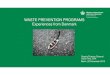 WASTE PREVENTION PROGRAMS Experiences from Denmark · 2017. 11. 17. · THE DANISH WASTE MODEL 2 / Environmental Protection Agency / Waste prevention program – experiences from