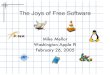 The Joys of Free Software: Open Source Software · What You'll See Today _ What is Free Software _ Free vs. Open Source Software (Geek Perspective) _ Freeware/Shareware _ Examples