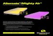 Alternate/Mighty Air - Sizewise · Alternate™/Mighty Air™ Alternate™ and its bariatric counterpart, Mighty Air™, offer optimal pressure redistribution with 1-in-3 alternation