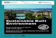 Sustainable Built Environment - Active Interfaces Poster Presentations Short Poster Presentations of