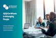 QQI Certificate in Managing People · Managing People - QQI Level 6 - 6N3945 3 In-Company Training About This Course Learn to Manage and Motivate Others Our QQI Managing People course
