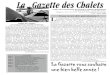 La Gazette des Chalets · Vous avez dit proximité ? La Gazette des Chalets Lettre de l'Association du quartier Chalets-Roquelaine 7, boulevard Matabiau - 31000 TOULOUSE - Téléphone