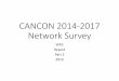 CANCON 2014-2017 Network Survey · •Survey background •Existing communication ... •Contact notes •Suggested new contacts •Unsubscribed •Bounced . Aim of the survey •Map