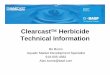 Clearcast Herbicide Technical InformationBald Cypress - Taxodium distichum ... Recommendation for Control • Clearcast at 48 oz/ac • Apppp y y glied by air or by ground • Burn