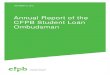 Annual Report of the CFPB Student Loan Ombudsman · 4 Introduction Student loans have now surpassed credit cards as the largest source of unsecured consumer debt.1 Before the financial