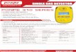 Portable Single Gas Detector - เครื่องวัด PONPEponpe.com/download/PONPE/brochure/PONPE 310 SERIES.pdf2. Can be used as any single gas detector, accurate result