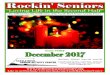 The Official Monthly Publication of the Castle Rock Senior Activity … · 2017. 11. 10. · The Official Monthly Publication of the Castle Rock Senior Activity Center MONDAY - FRIDAY