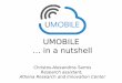UMOBILE … in a nutshellconferences.sigcomm.org/acm-icn/2017/files/... · UMOBILE proof-of-concept 1 (PoC1) Emergency and Civil protection scenario 36 TESTBED: This section describe