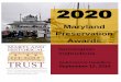 2020 - Maryland Historical Trust ... Sep 13, 2019  · Preservation Partnerships is the only Project Excellence award that is not limited to restoration or rehabilitation projects