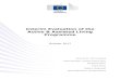 Interim Evaluation of the Active & Assisted Living Programme · 1 Final Evaluation of the Ambient Assisted Living Joint Programme, Report of Expert Panel chaired by Philippe Busquin