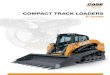 COMPACT TRACK LOADERS · Easy access to everything 1 Easy-tilt cab access to powertrain 2 Hydraulic pressure release valve 3 Bat tery 4 E ngine oil filter 5 D EF tank* 6 H ydraulic
