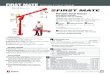 FIRST MATE PORTABLE DAVIT CRANE - Hoists Direct...PORTABLE DAVIT CRANE FIRST MATE ImPORTANT: It is the owner or operator’s responsibility to determine the suitability of the equipment