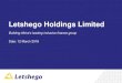 Letshego Holdings Limited...Letshego Holdings Limited 78.4% Kumwe Investments Holding Limited 12.0% Institutional Investors 7.5% Retail (Public & Staff) 2.1% TOTAL 100% NSX Free Float