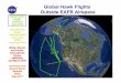 Global Hawk Flights Outside EAFB Airspace · Data NOAA, Navy. NGA. GEECO Image IECAO Image 2011 Image 0 2011 TerraMetrics —Google