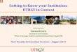 Getting to Know your Institution: UTRGV in Context faculty... · 2020. 6. 15. · Getting to Know your Institution: UTRGV in Context. Presented by: Susan Brown. Assistant Vice President