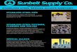 VALUE-ADDED SERVICE STAINLESS STEEL SPECIAL ALLOYS …sunbeltsupply.com/wp-content/uploads/2019/07/Sunbelt-Flyer.pdf · STAINLESS STEEL SPECIAL ALLOYS SANITARY STAINLESS STEEL FITTINGS,