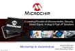 Microchip In Automotive Ganesh Moorthy President and Chief … · 2020. 6. 19. · Ganesh Moorthy President and . Chief Operating Officer. Microchip In Automotive ©June 2018 2 Q1FY19