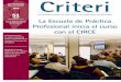 Criteri - Graduats Socials Tarragona · per a la constitució d’empreses a través d’Internet (CIRCE). Impartit per la cap d’aquest projecte, la Sra. Carmen Briz García, aquest