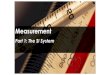 PowerPoint Presentation · 2017. 9. 27. · The Metric System The metric system was created over 200 years ago. Before that, different countries Used different measurement systems