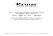 Installation Guide Pax™ update warranty 2017€¦ · The step-by-step guidelines in the installation instructions are a general reference for installing a Kraus Sink. Should there
