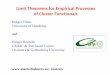 Limit Theorems for Empirical Processes of Cluster Functionalsrootzen/papers/clusters-fortcollins090617.… · Limit Theorems for Empirical Processes of Cluster Functionals Holger