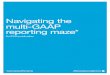 Navigating the multi-GAAP reporting maze*€¦ · financial business processes and the extent of its organizational structure—and a gap analysis against requirements for both IFRS