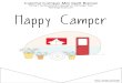Happy Camper Banner - Flamingo Toes...Colorful Camper Mini Quilt Banner Pattern by Beverly McCullough of Flamingo Toes FlamingoToes.com ©2018 Flamingo Toes Designs Pattern for Personal