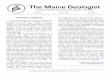 The Maine Geologist€¦ · nominated geological map, compilation, or report on regional, energy, or mineral resource geology published by a state geological survey. Bulletin 45\Geologic