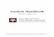 Student Handbook...1 Student Handbook 2020-2021 Academic Year This handbook provides an overview of Bush School programs, describes the services provided to students by the