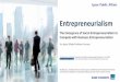 The Emergence of Social Entrepreneurialism to Compete with ... · the reality of who current and likely entrepreneurs are as people –they are much more likely than non-entrepreneurs