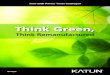 Think Green, - Katun€¦ · Think Green, Think Remanufactured < µ v } ( ( À o v } u Á ] À ] Ç } ( µ } u v U ] v o µ ] v P < µ v