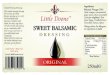 Ingredients: Award Winning Dressing Balsamic Vinegar ... · Balsamic Vinegar (59%) (wine vinegar, concentrated grape must, colour (caramel)) (contains sulphites), Raw Chocolate Extract,